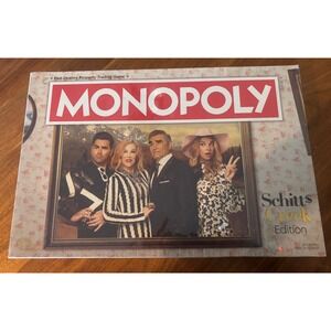 Monopoly Schitts Creek Edition Board Game New Sealed Rose Family TV Show Hasbro
